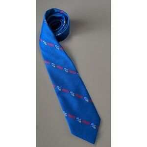 NWT New York Giants Ralph Marlin NFL Football Logo Neckwear Tie Blue USA JBHS
